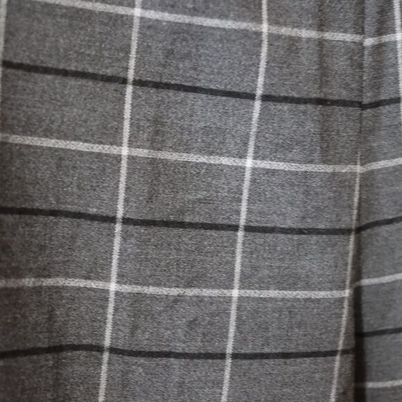Ellen Ashley Gray Plaid Career Slacks Pants Vintage 12 - Picture 4 of 10